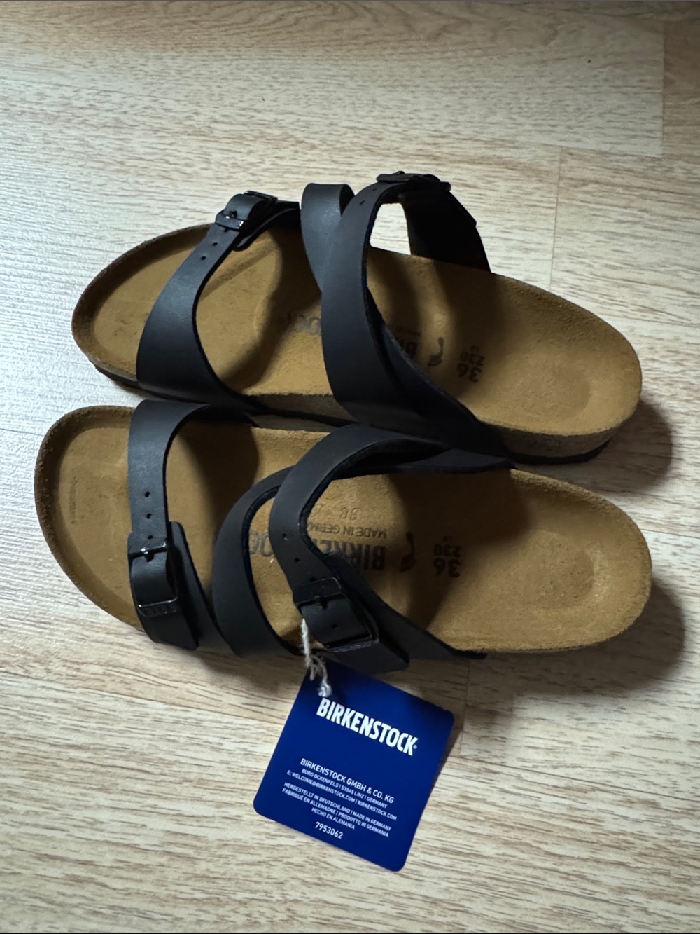 NWT Birkenstock Franca Sandal - Women’s Black - 36 EU / US 6 - Picture 2 of 5